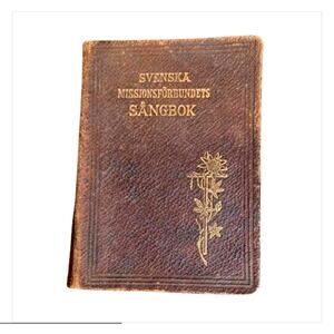 Antique 1900 Swedish Missionary Church Songbook Songs Psalms Book Soft Cover